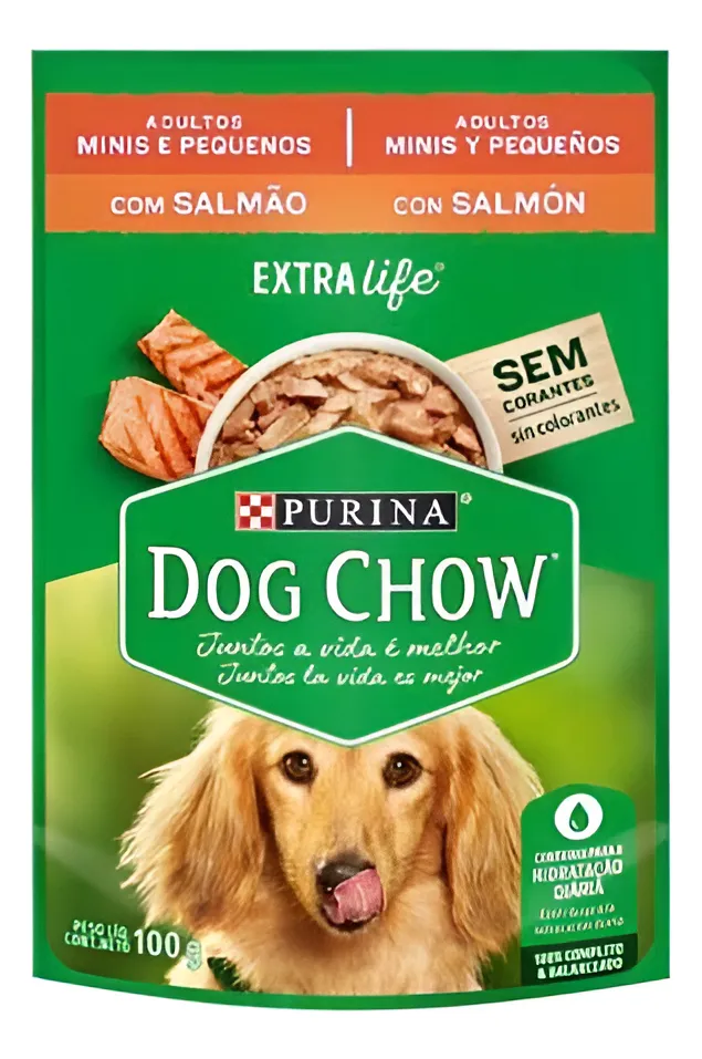 Dog Chow Húmedo con Salmón para Perro Adulto Mini/Pequeño - 1