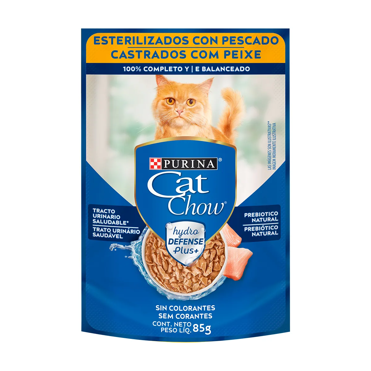 Cat Chow Esterilizado Sabor Pescado para Gato Adulto - 1
