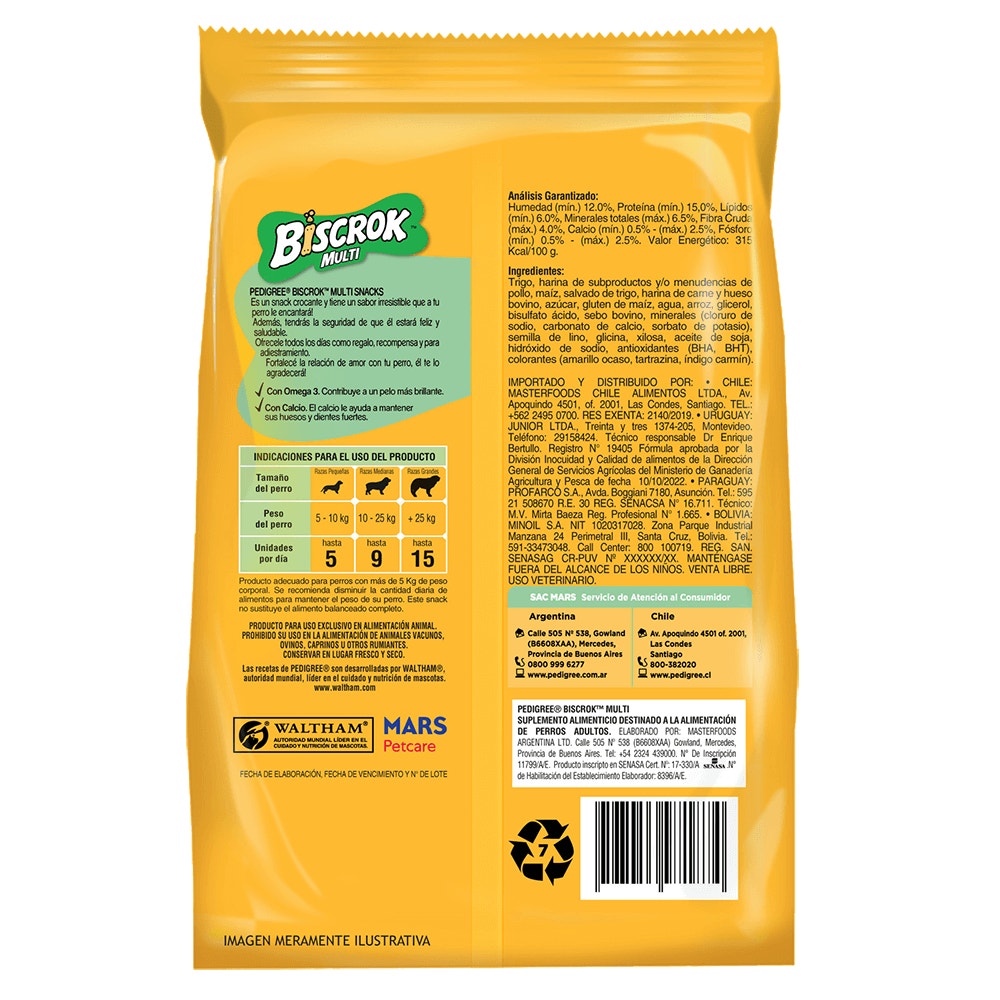 Pedigree Biscrok Adulto Multi para Perro Adulto - 2