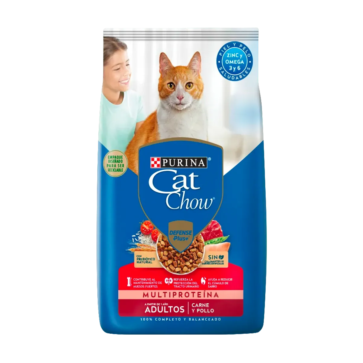 Cat Chow Carne y Pollo para Gato Adulto